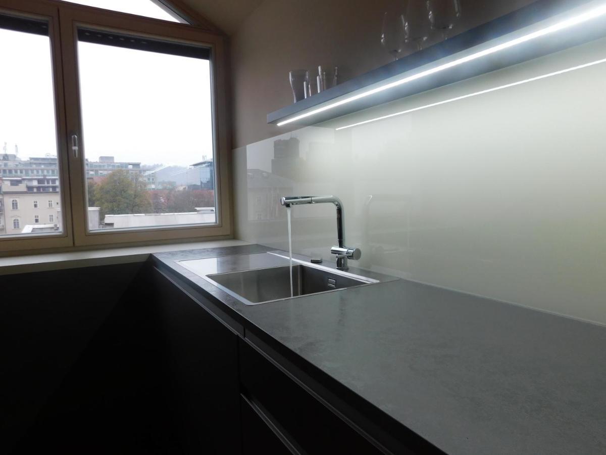 Wolfova Apartment Ljubljana Bagian luar foto